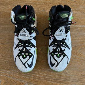 Nike Lebron James 12 White, Black & Green 2015